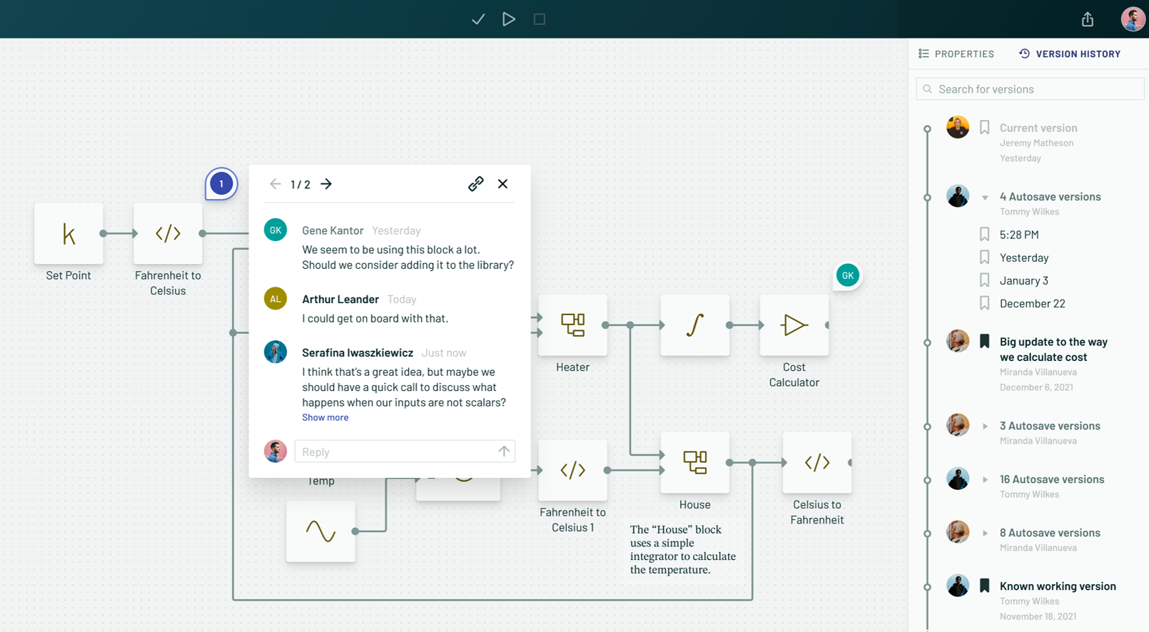 Collaboration features and Role Based Access Control (RBAC) in Collimator